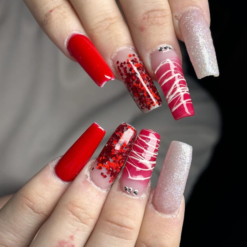 Acrylic Crystal Nails