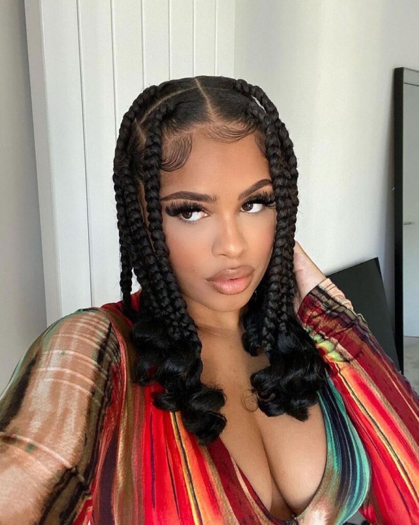 Coily Knotless Braids