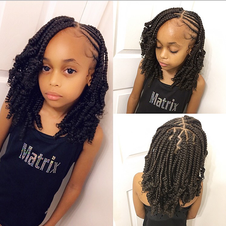 Curly Box Braids