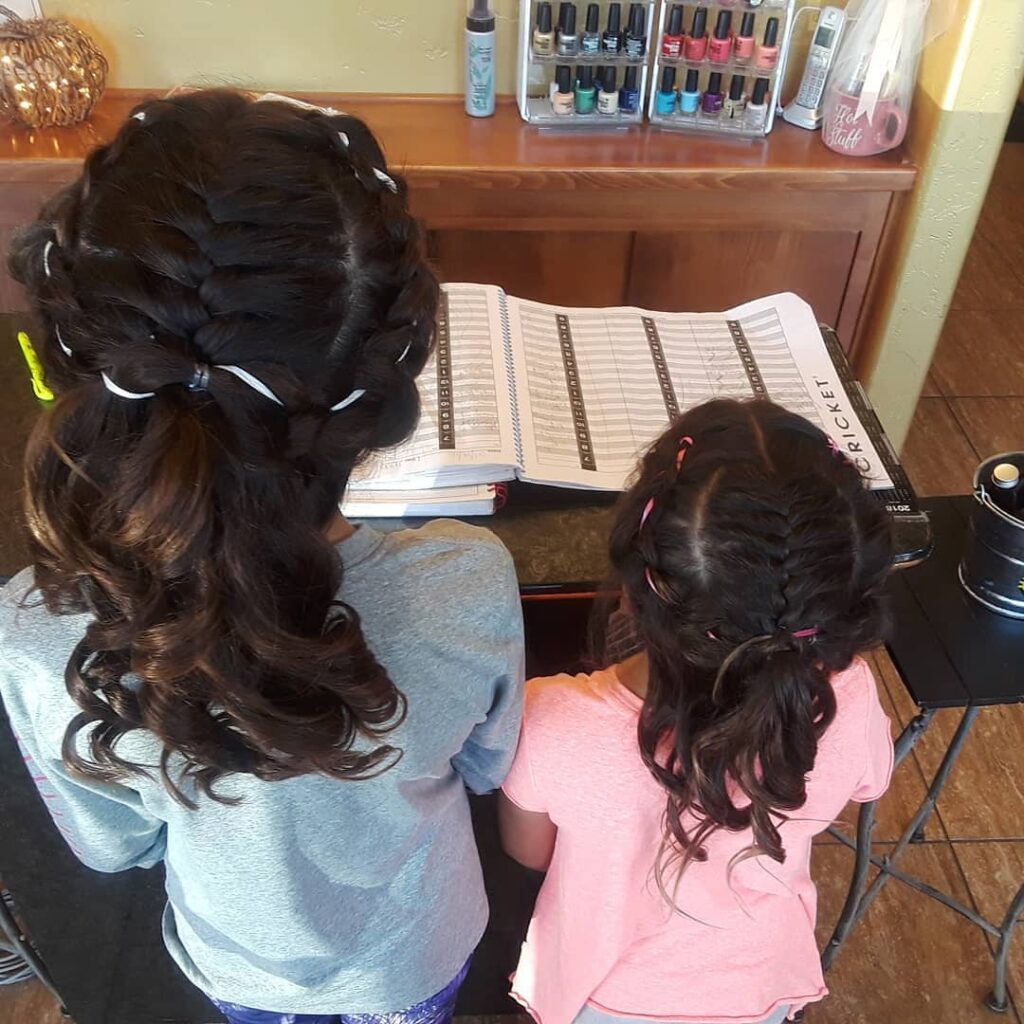 Dutch Braids With Curls