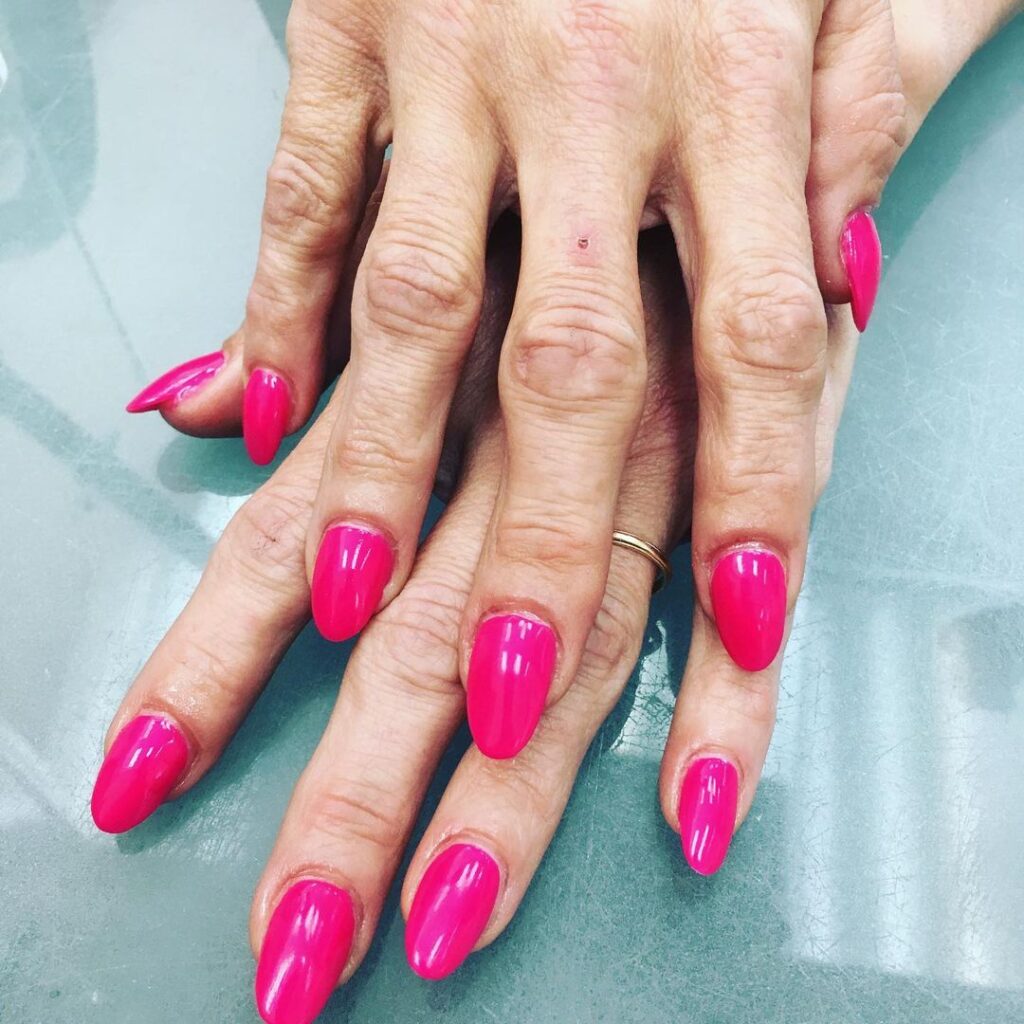 Fresh Pink Gel Nails