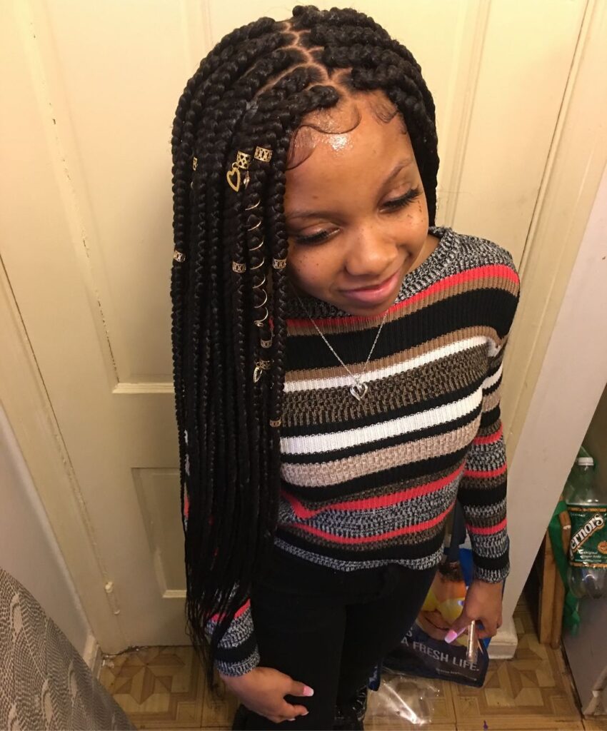 Medium Box Braids