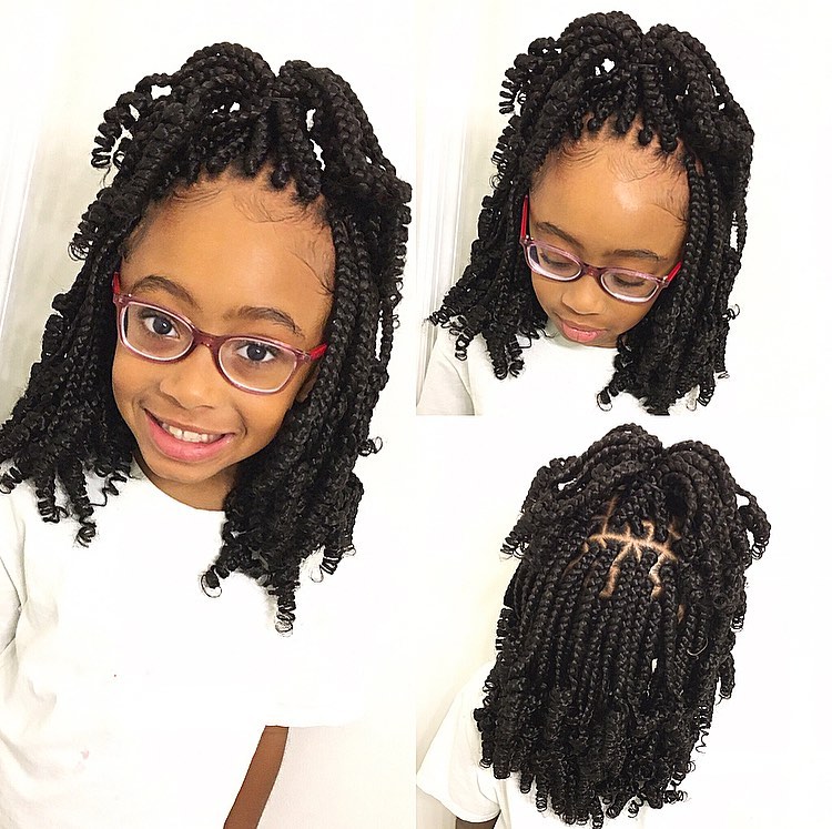 Ponytail Box Braids