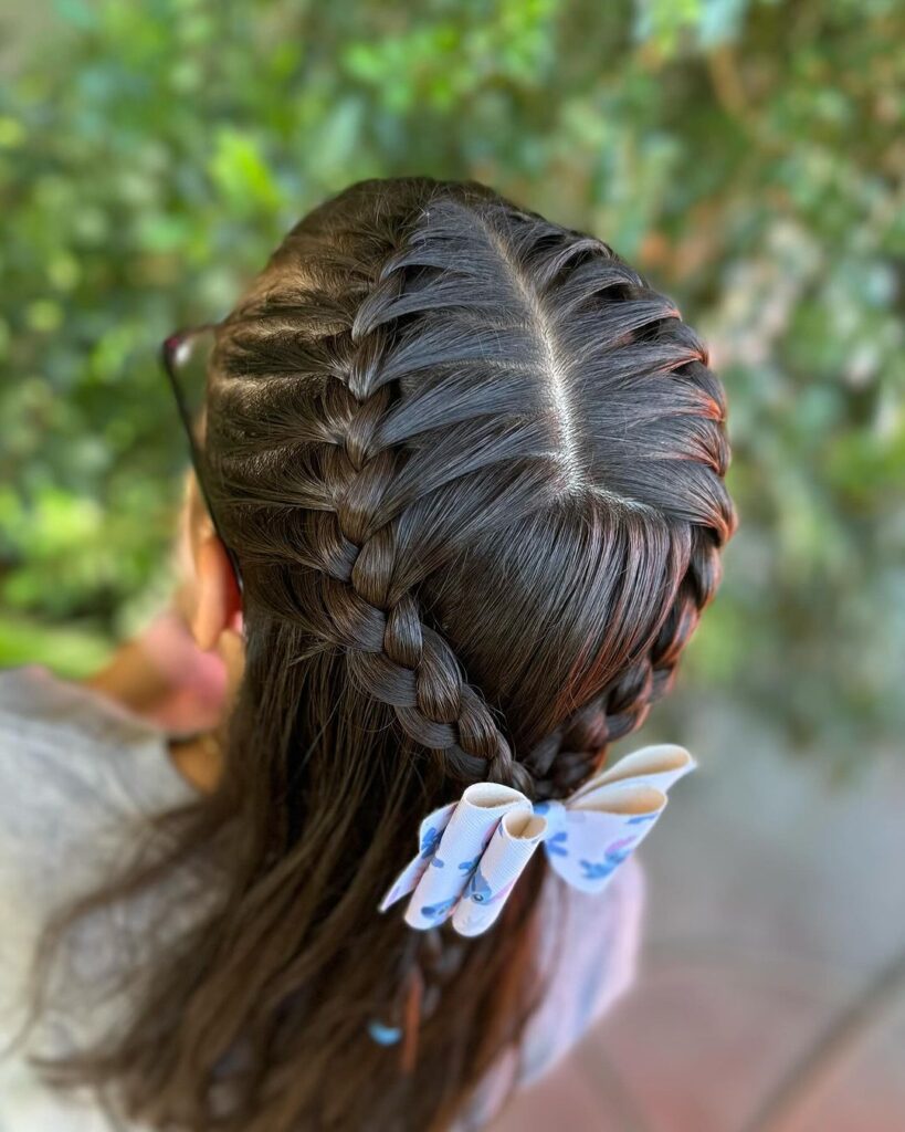 Waterfall French Braid
