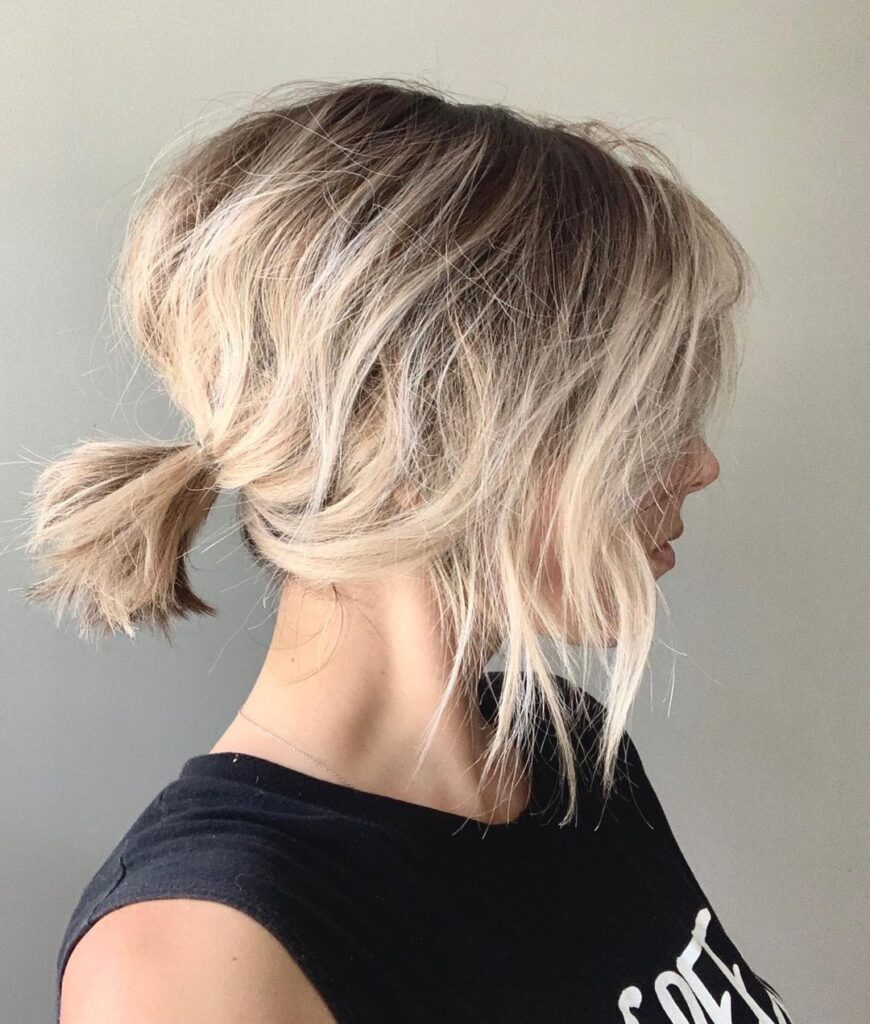 Crumbly Messy Prom Ponytail