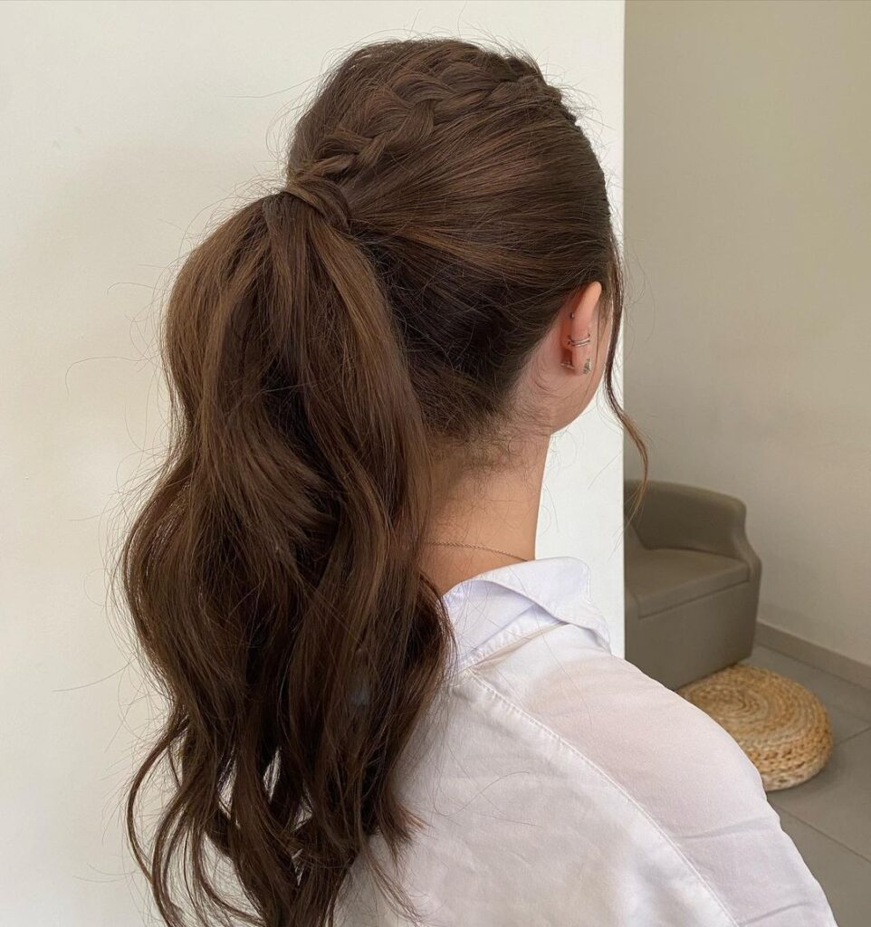 Formal Prom Ponytail