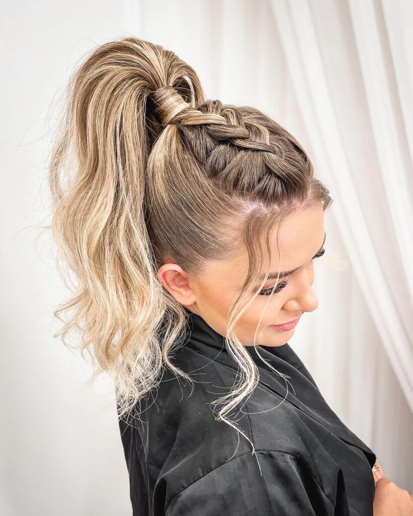 French Prom Ponytail