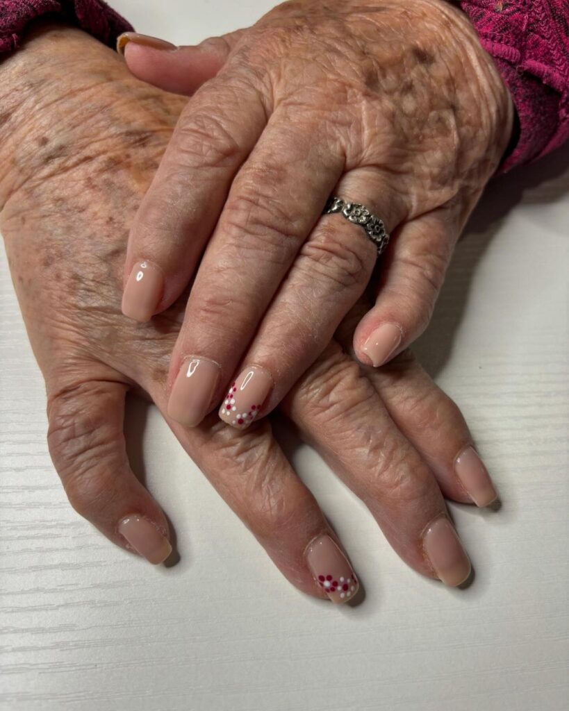 Light Brown Gel Nails