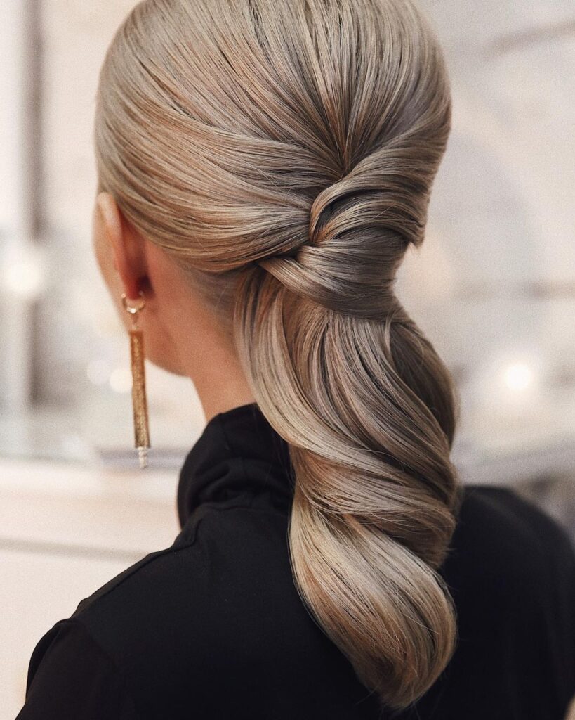 Pineapple Prom Ponytail