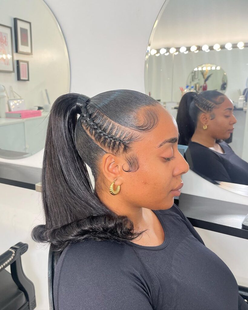 Stitch Braid Prom Ponytail