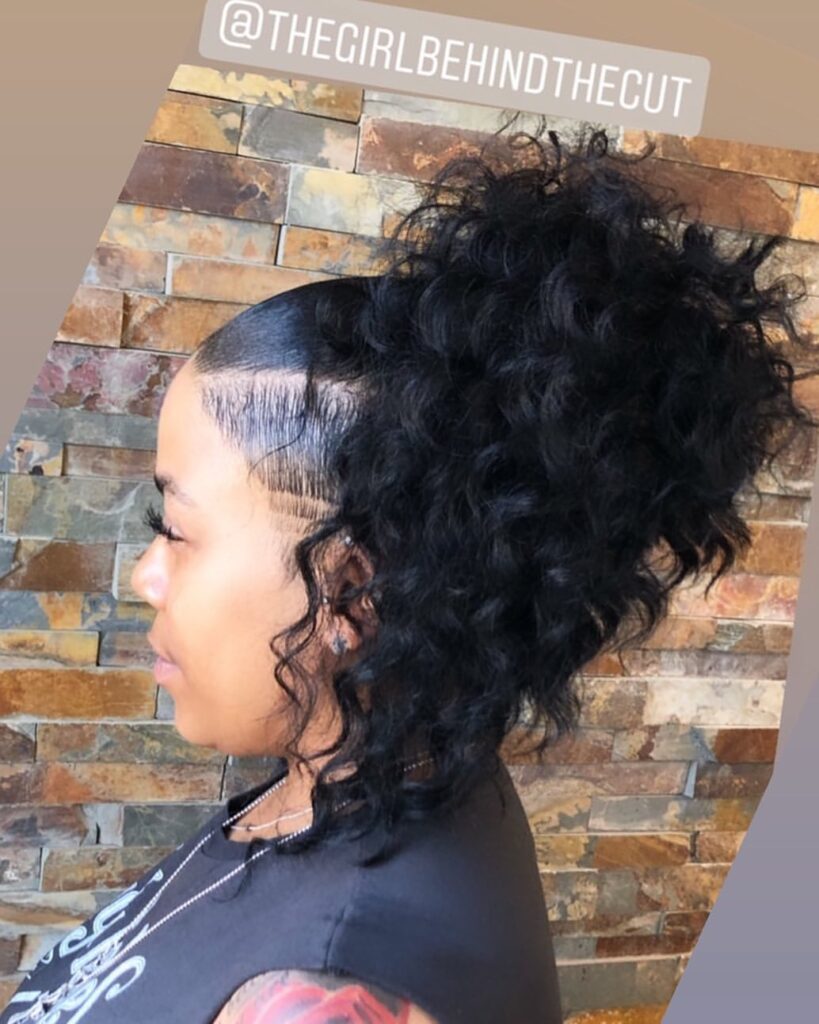 Top Wavy Prom Ponytail