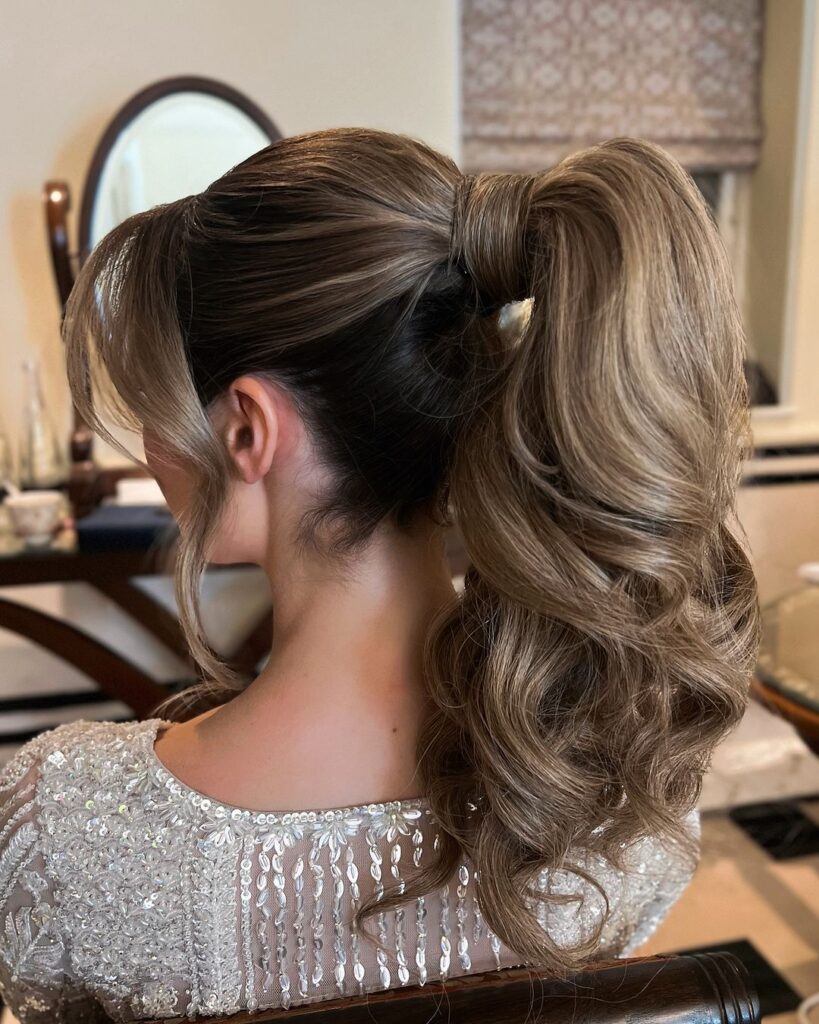 Voluminous Prom Ponytail