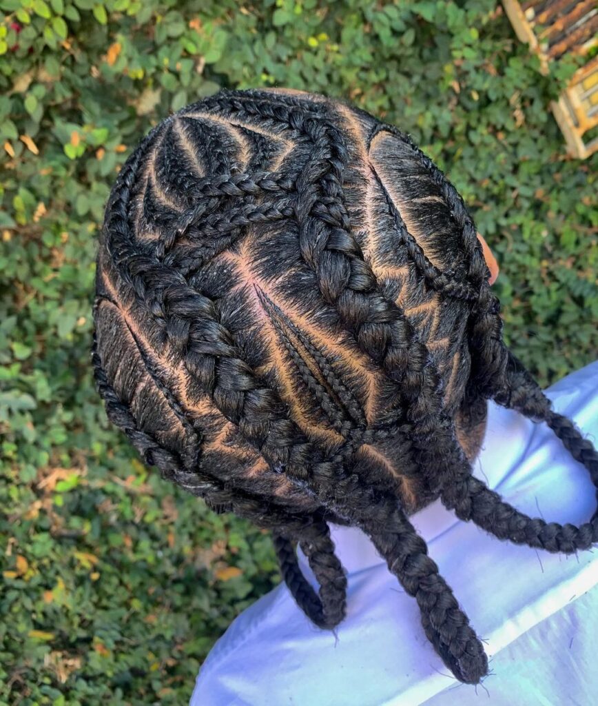 Zigzag Box Braids