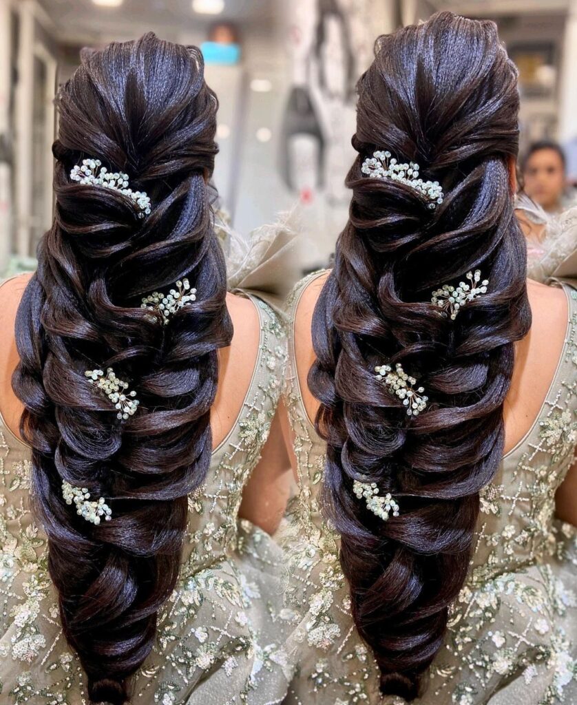 Thick braid with cone-shaped sections