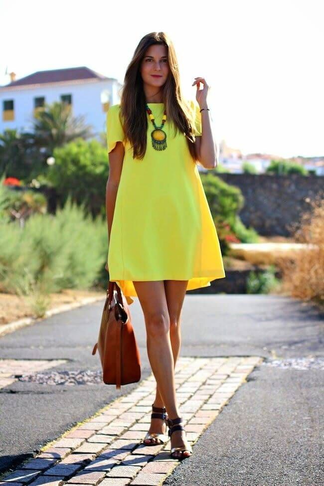Bold Neon Dress for Trendsetters