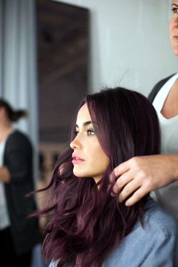 Deep burgundy brown for a bold, statement-making color