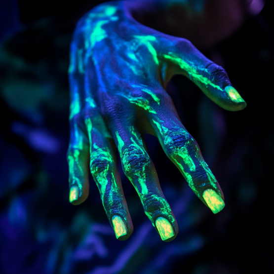 Fun and Glow-in-the-Dark Effect
