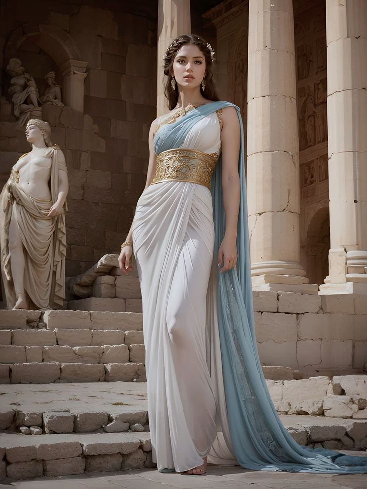 Graceful draped Grecian-style homecoming dresses.