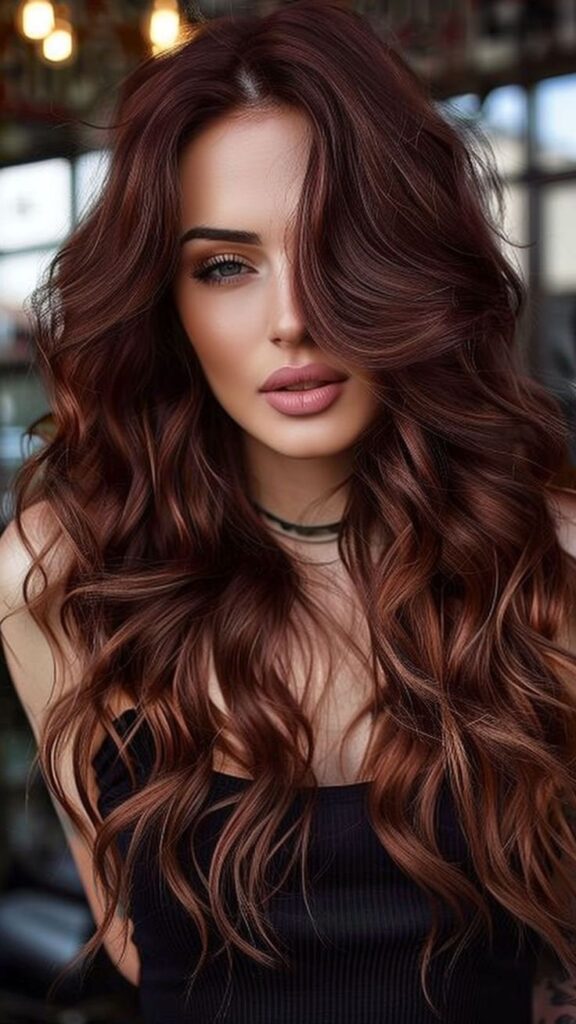 Luxurious mahogany for a bold, vibrant look.