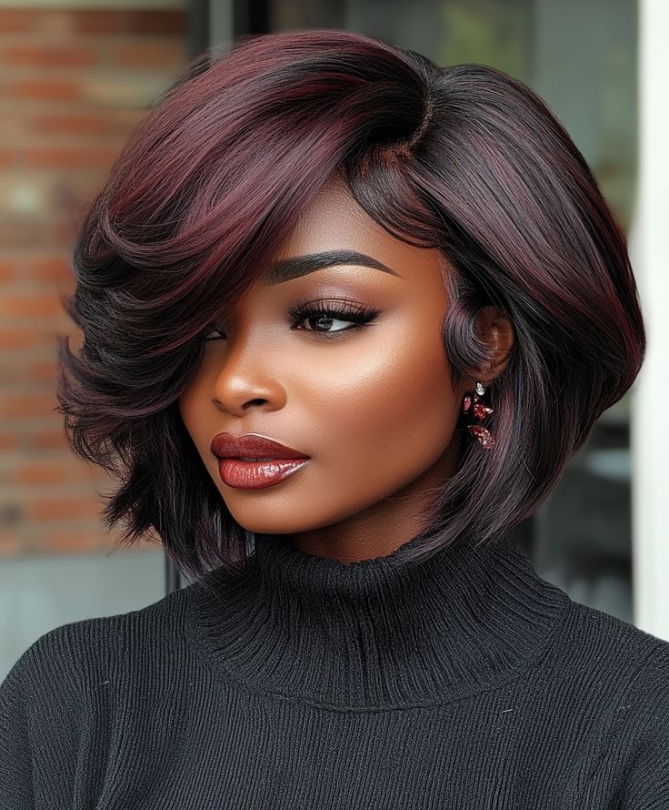 Mahogany Bob for Classic Sophistication
