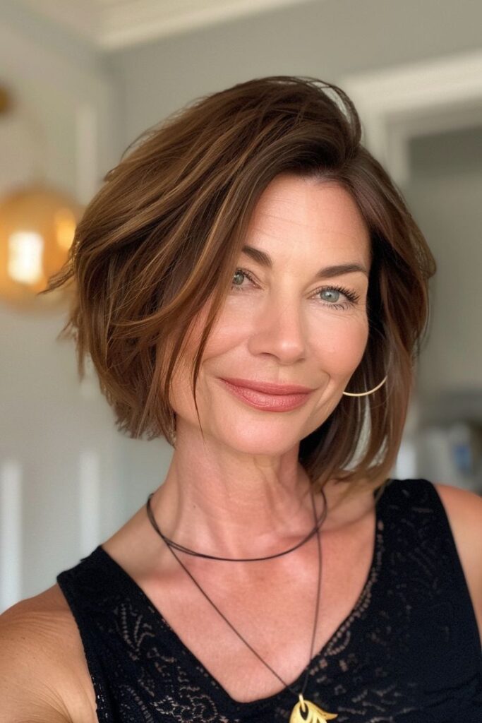 Asymmetrical Bob for a Daring, Contemporary Twist