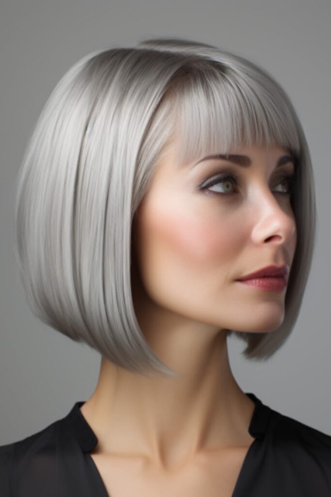Classic Blunt Bob for Timeless Elegance