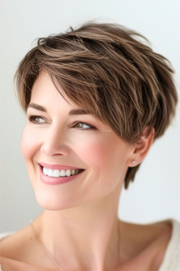 Shaggy Bob with Bangs for a Laid-Back, Sassy Look