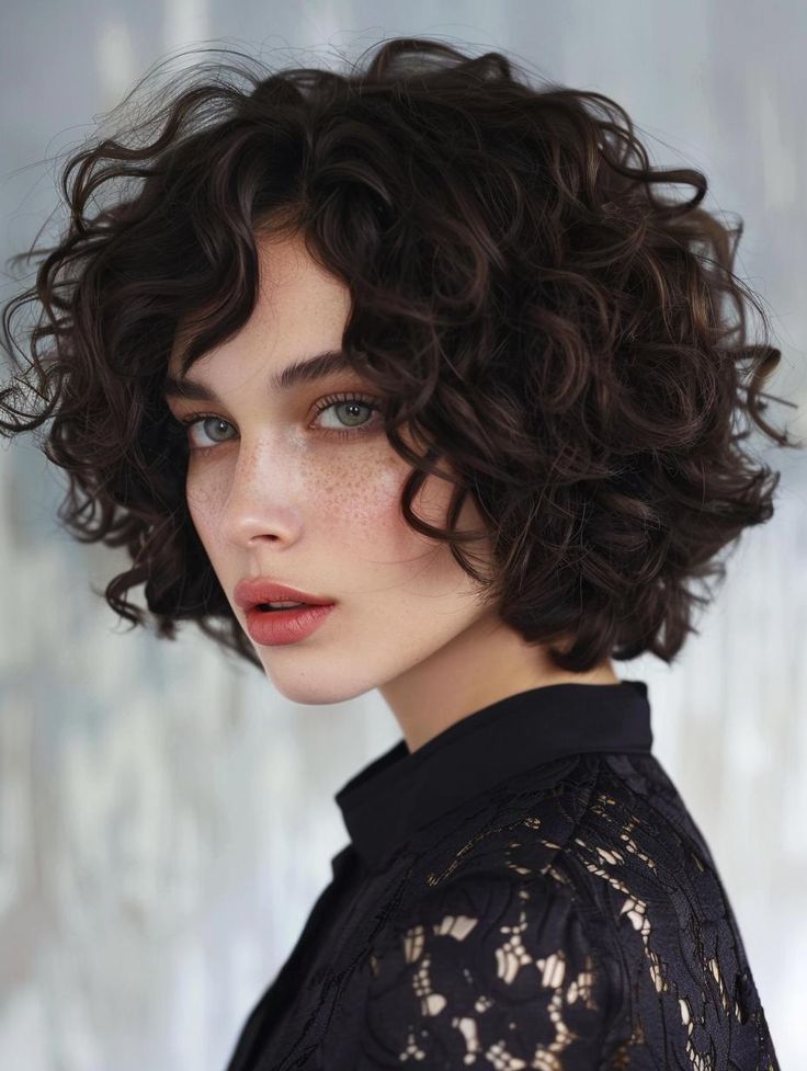 Curly Bob for Defined, Chic Style