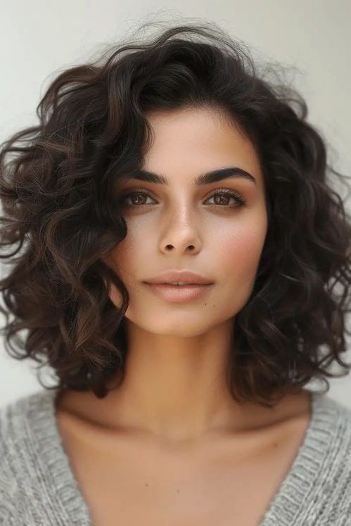 Soft Curly Bob for Bouncy, Defined Curls
