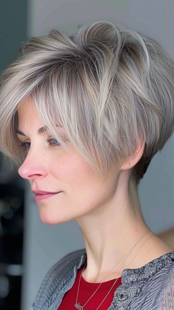 Tapered Bob with Volume for Height and Drama