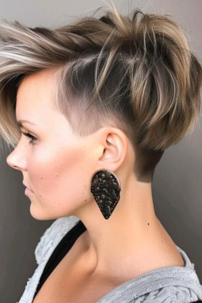Undercut Pixie with Volume for a Striking, Bold Style