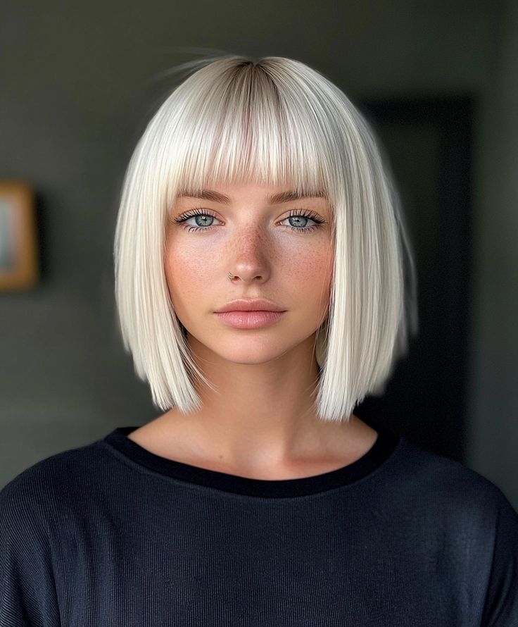 Bold, mirror-like blunt finish