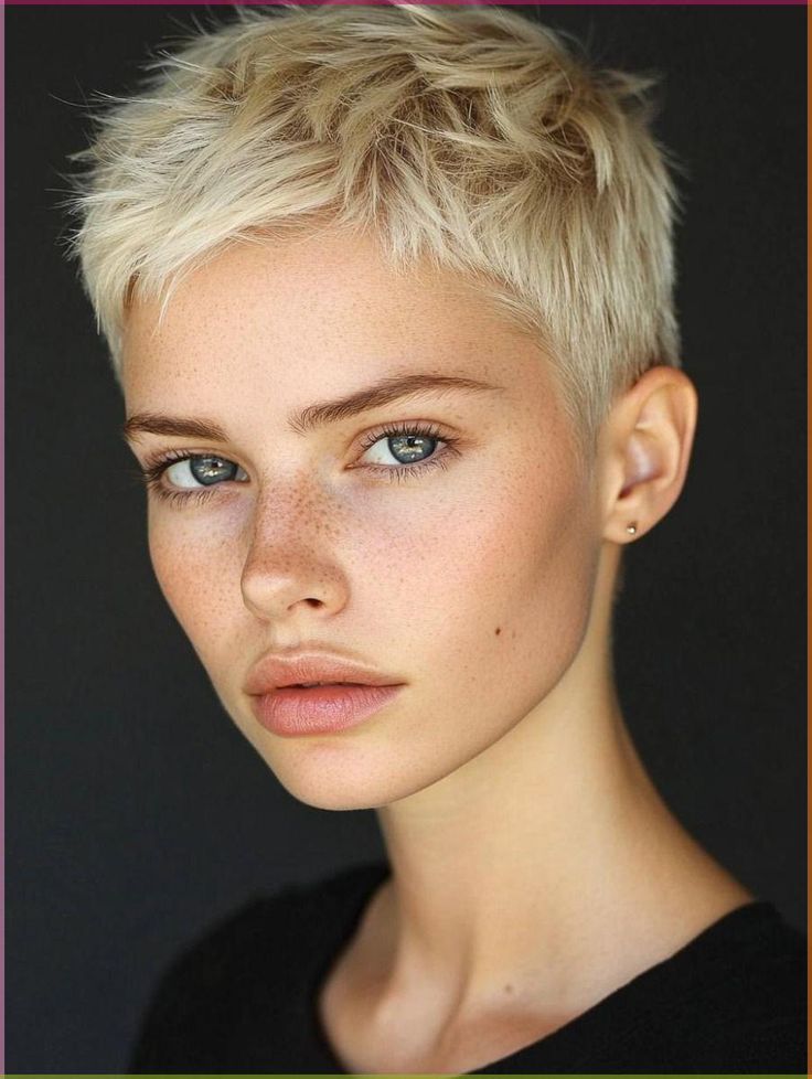 Rugged, choppy pixie layers