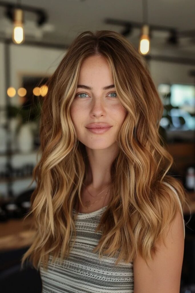 Radiant, beachy, golden shine