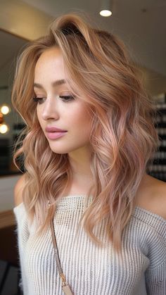 Playful, glowing rose gold