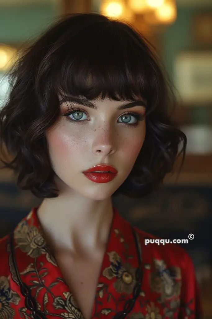 Playful, faux bob illusion