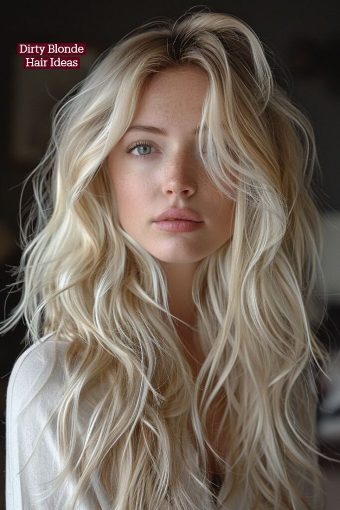 Sleek, icy platinum highlights